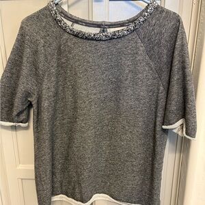 Calvin Klein Jeweled Crewneck